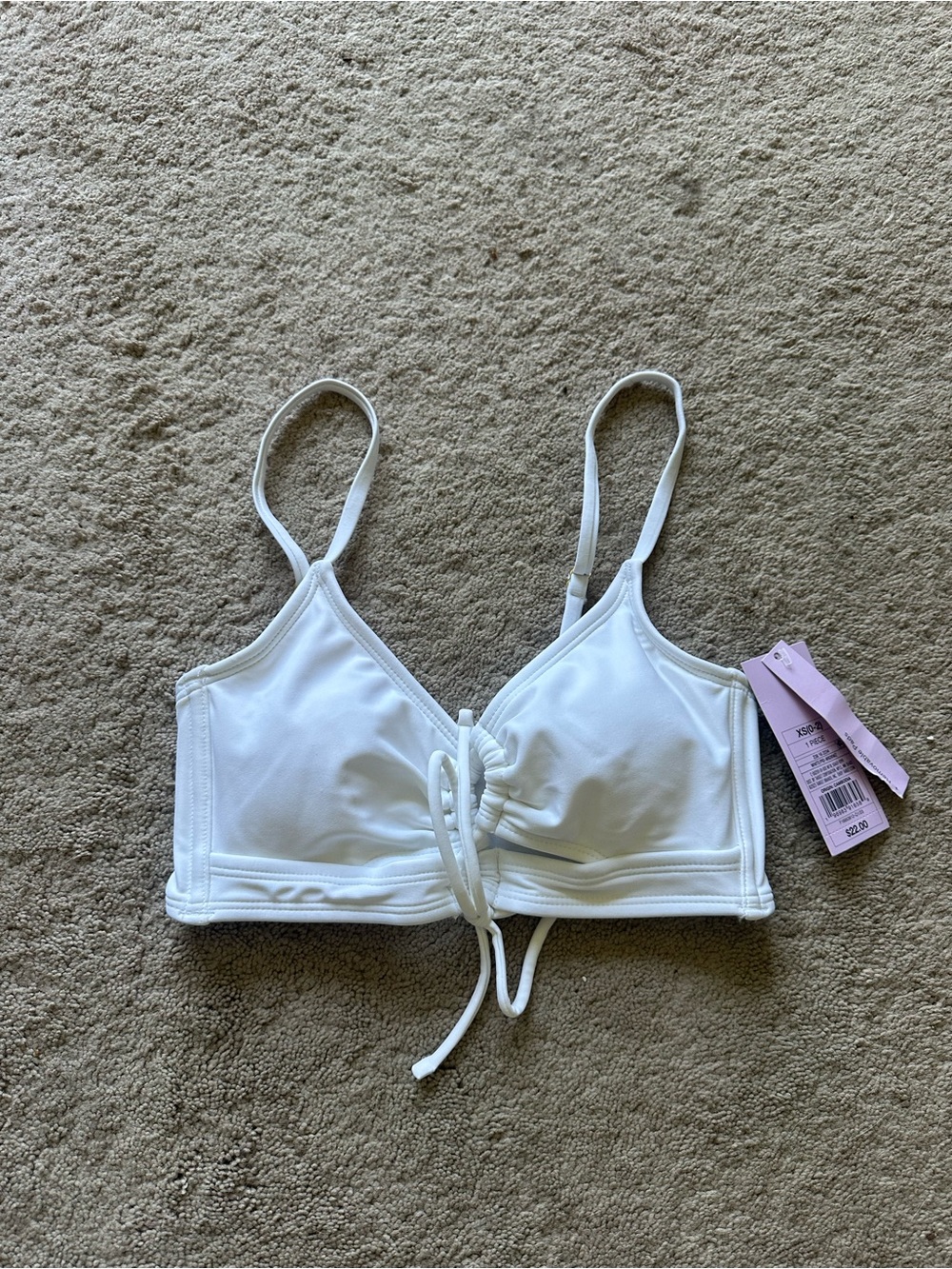 Women’s Wild Fable white bikini top XS nwt